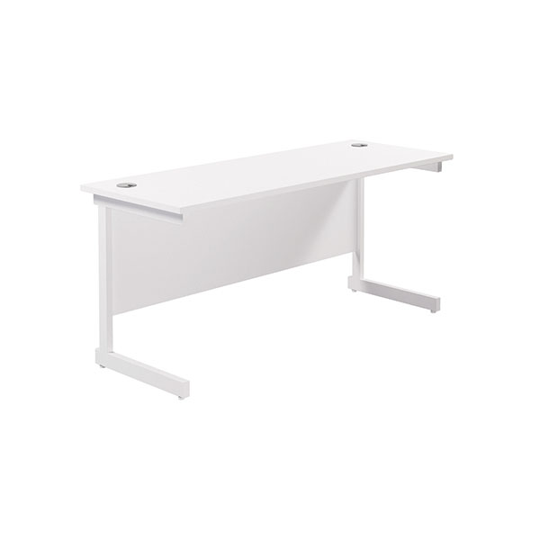 Jemini Single Rect Desk 1800 White