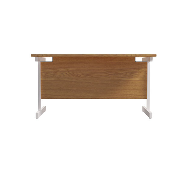 Jemini Rect Desk 1200 N/Oak/White