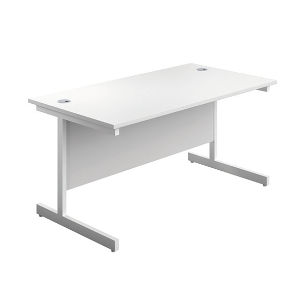 First Rect Desk 1800 White/White