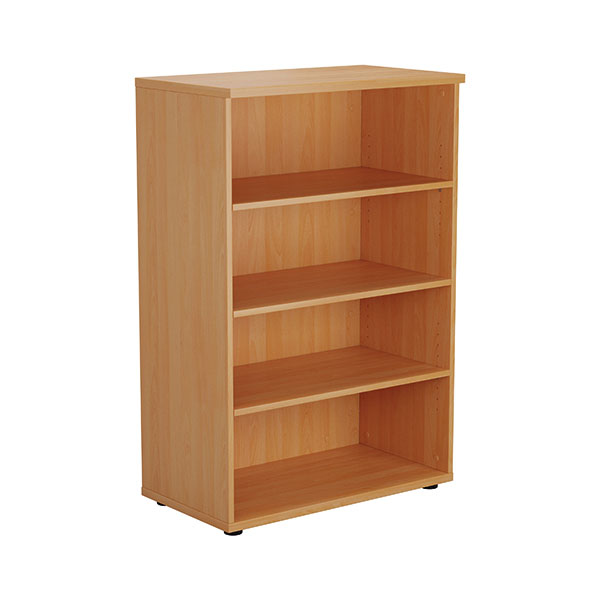 First 3 Shelf Wooden Bookcase Beech