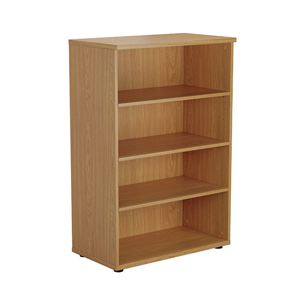 First 3 Shelf Wooden Bookcase N/Oak