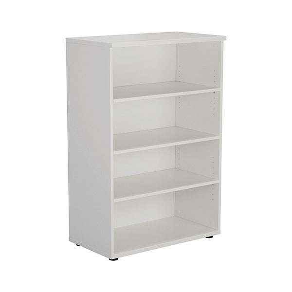 First 3 Shelf Wooden Bookcase White