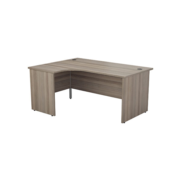 Jemini Rdl LH Desk Panel Grey Oak
