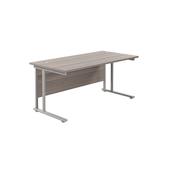 Jemini Rect Cant Desk 1600x800 G/Oak