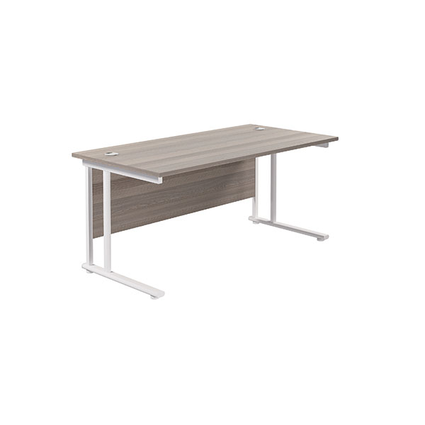 Jemini Rect Cant Desk 1600x800 G/Oak