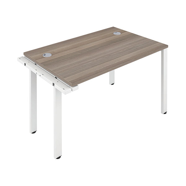 Jemini 1P Ext Bench Desk Grey Oak