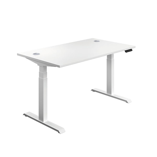 Jemini Sit/Stand Dsk 1200x800 White