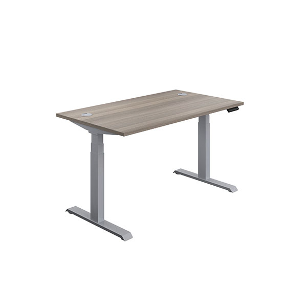 Jemini Sit/Stand Dsk 1400x800 G/Oak