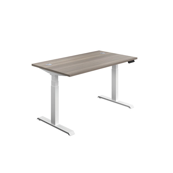 Jemini Sit/Stand Dsk 1400x800 G/Oak