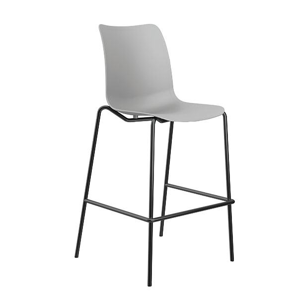 Jemini Flexi High Stool Grey