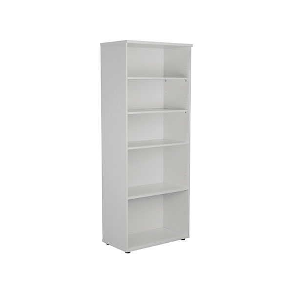 Jemini Wdn Bookcase 800x450x2000 Wht