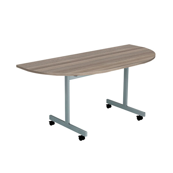 Jemini D-End Tilt Table 700 Grey Oak