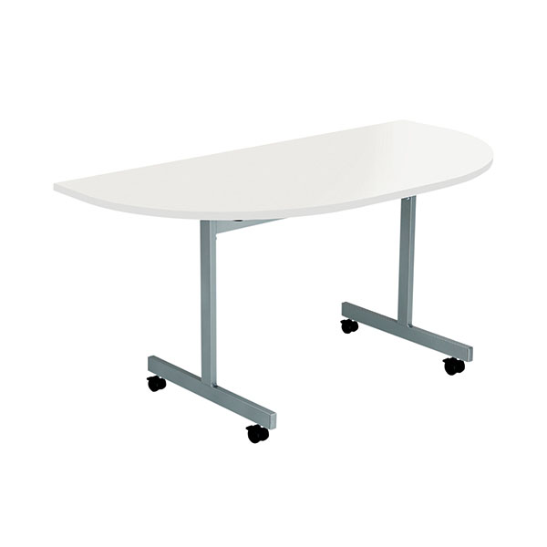 Jemini D-End Tilt Table 700 White