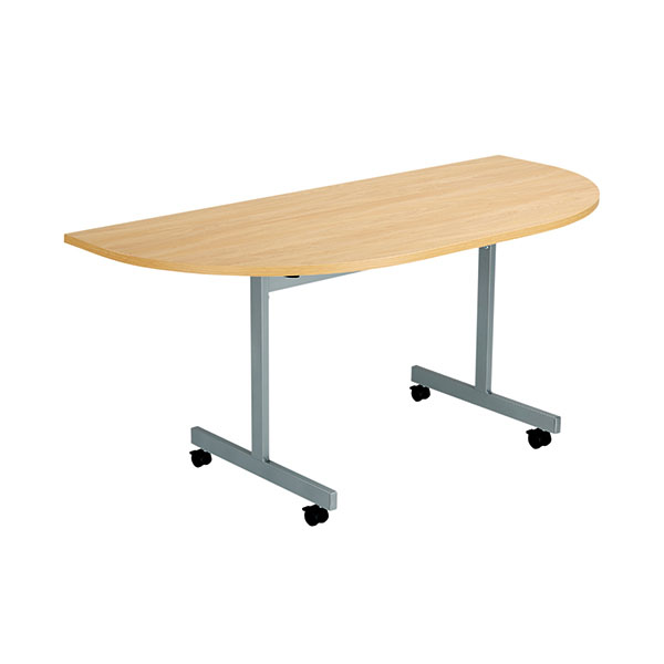 Jemini D-End Tilt Table 800 Nova Oak