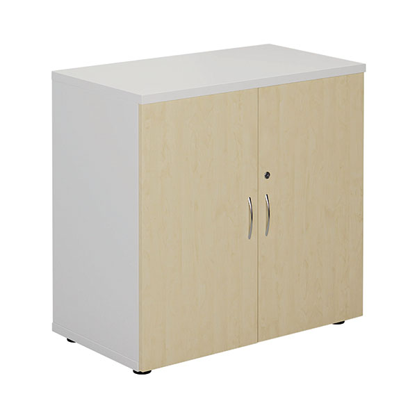 Jemini Cupboard 800x450 White/Maple