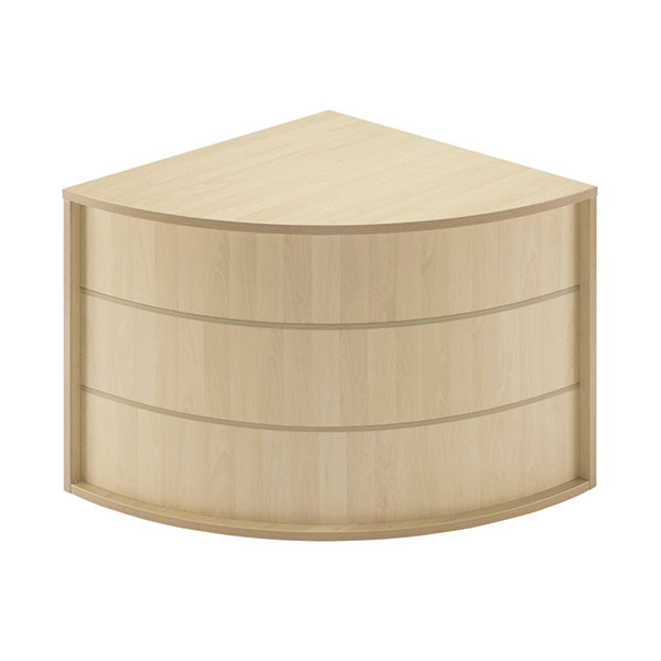 Jemini Modr Corner Base Unit Maple