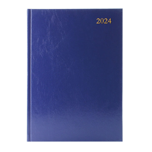 Desk Diary DPP Appt A4 Blue 2024