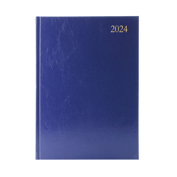 Desk Diary 2 DPP A5 Blue 2024