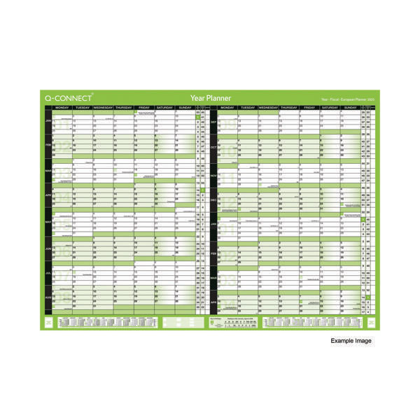 Q-Connect 16Mnth Planner A1 2025-26