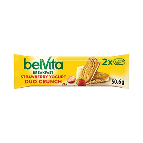 Belvita Strawb Duo Bars 50.6g Pk18
