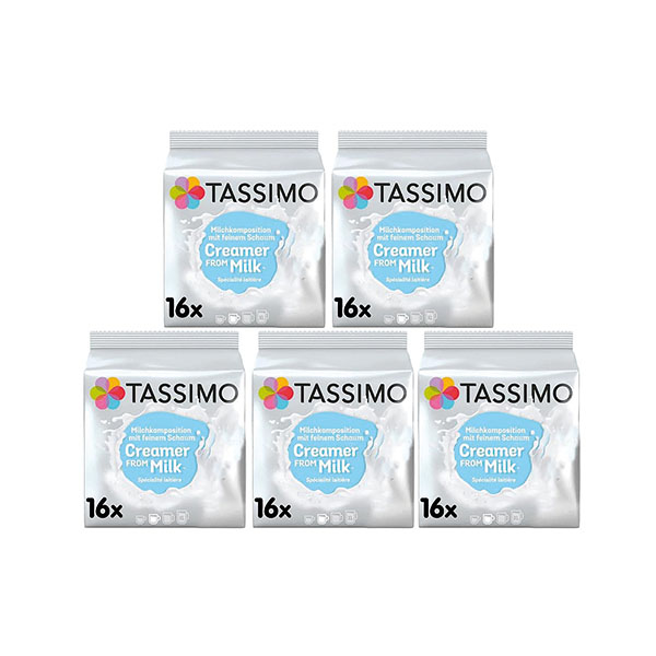 Tassimo Mlk Crm 344g 16 Pods x5 Pk80