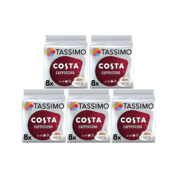 Tassimo Costa Cappu Pds 16 x5pk Pk80