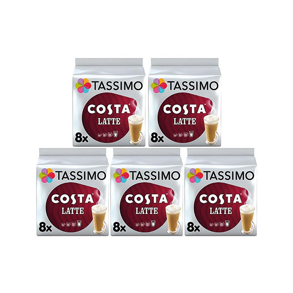 Tassimo Costa Latte Pds 16 x5pk P80