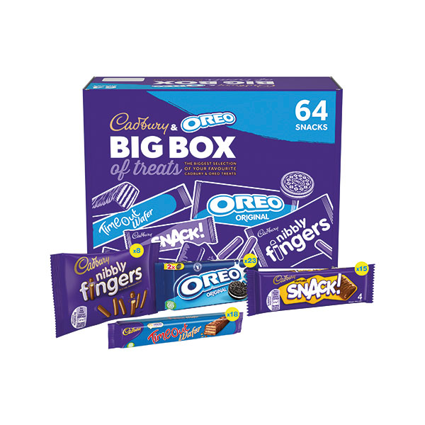 Cadbury Oreo 64 Big Box Treats 1790g