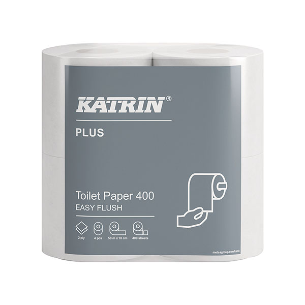 Katrin Plus Toilet Roll 400Sh/R Pk20