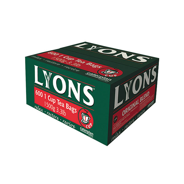 LYONS GREEN LABEL TEA BAGS PK600