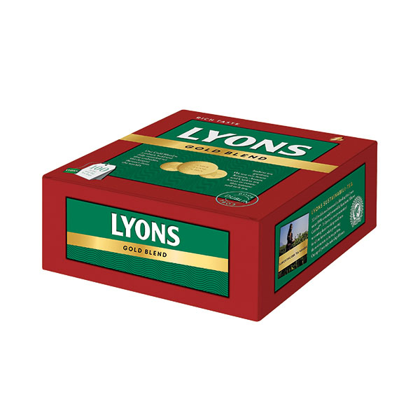 Lyons Gold Blend Tag Tea Bags Pk100