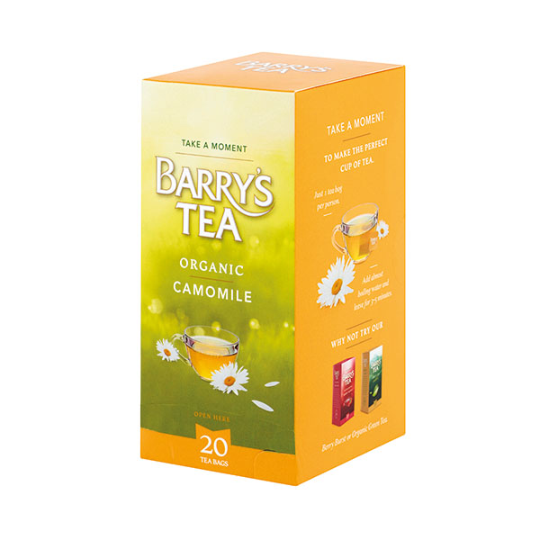Barrys Organic Camomile Tea Env Pk20