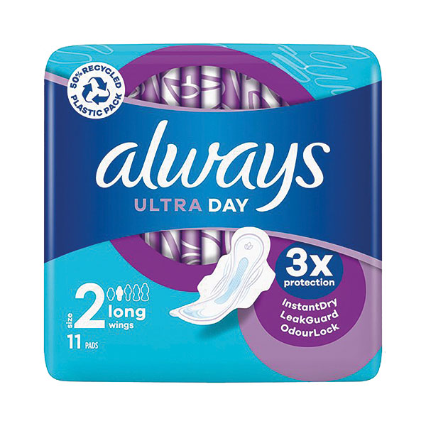 Always Ultra Long Pads Sz 2 x11 Pk8