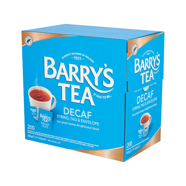 Barrys Decaf Tea String/Tag/Env P200