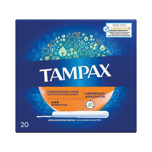 Tampax Super+ Tampons Applic x20 Pk6