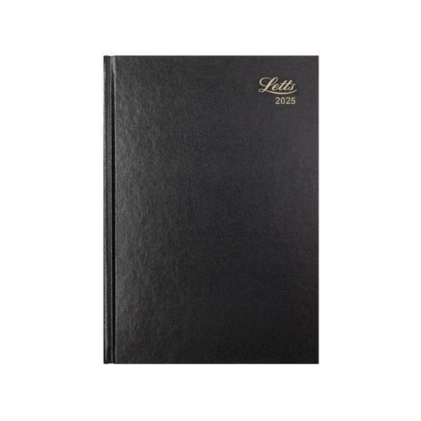 Letts A4 Business Diary WTV Blk 2025