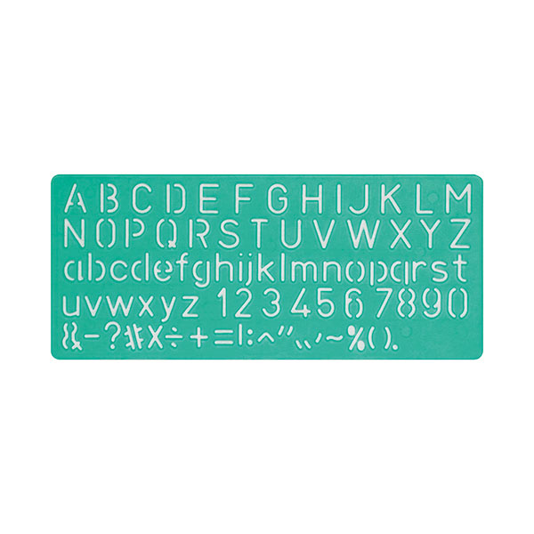 Linex Lettering Stencil 8500S Set P3