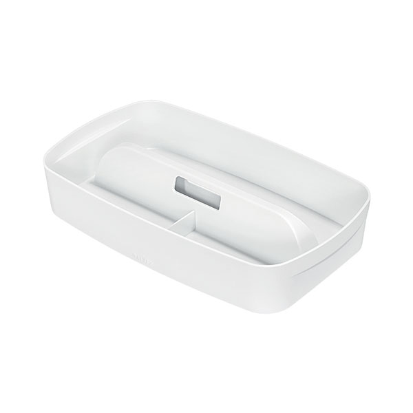 Leitz MyBox Org Tray/Handle Sml Wht