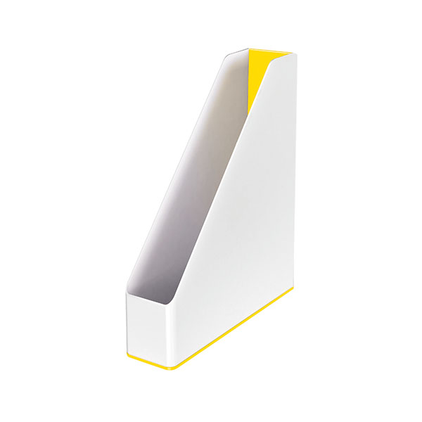 Leitz WOW Mag File White/Yellow