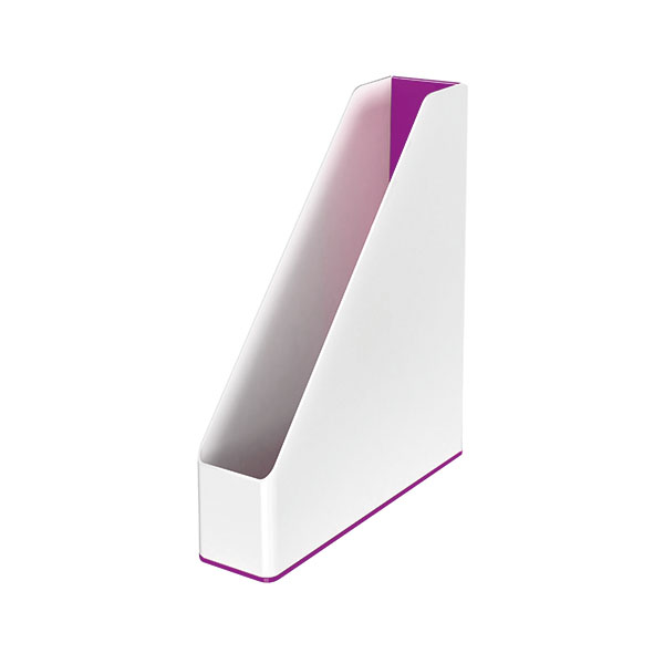 Leitz WOW Mag File White/Purple