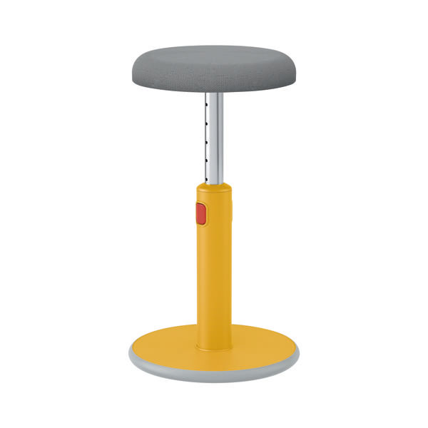 Leitz Ergo Cosy Sit/Stand Stool Ylw