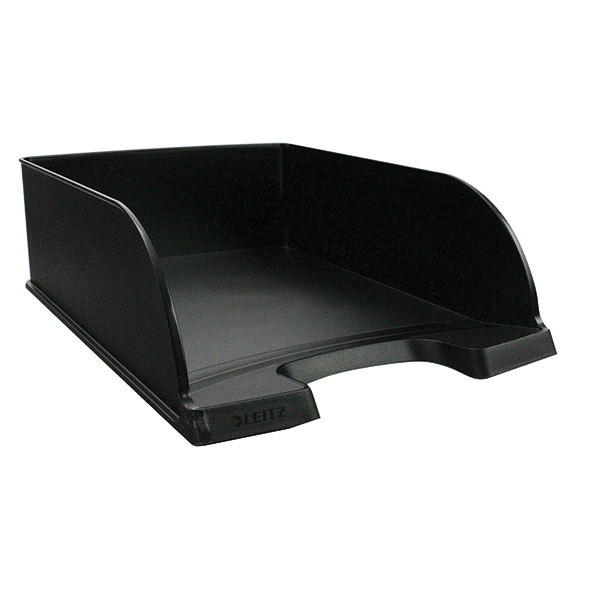 Leitz Plus Letter Tray Jumbo Black