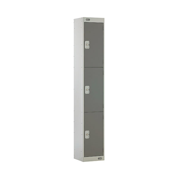 Three Compartment Locker 450 D/Grey