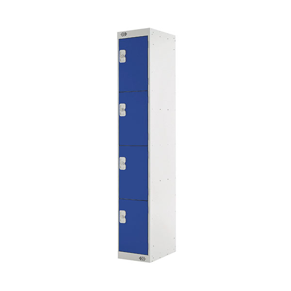 Four Compartment Locker 450 Blue