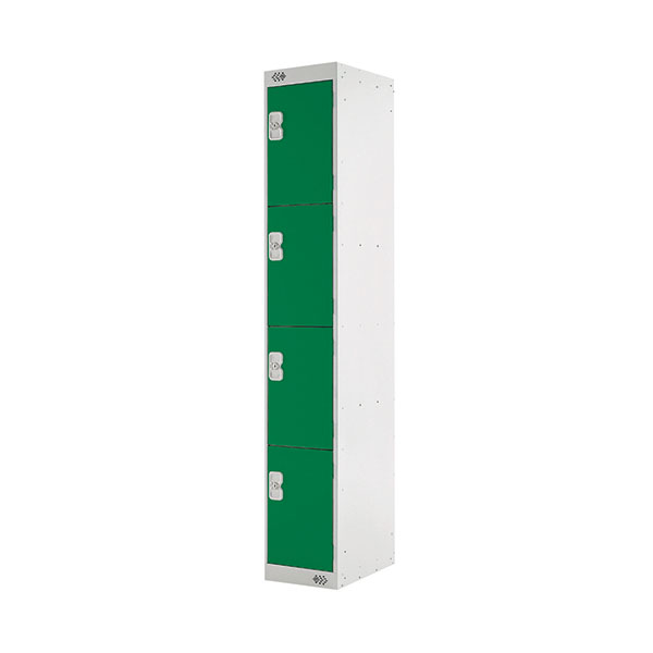 Four Compartment Locker 450 Green