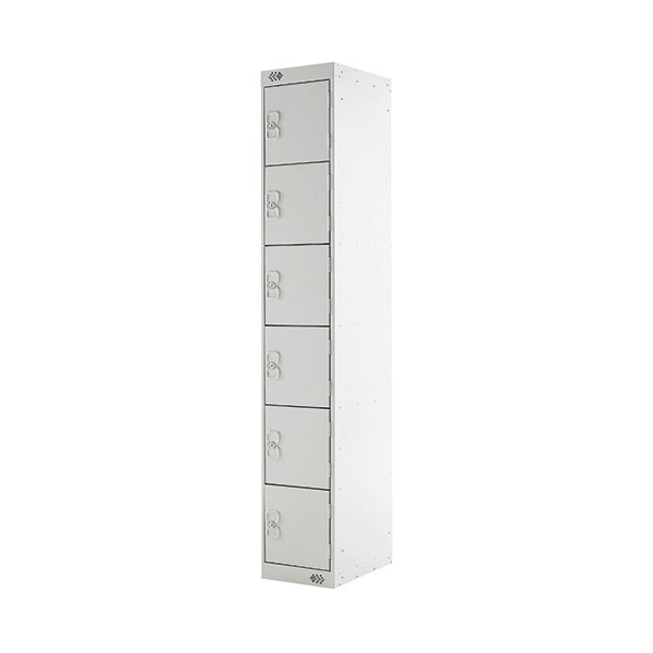 Six Compartment Locker 450 L/Grey