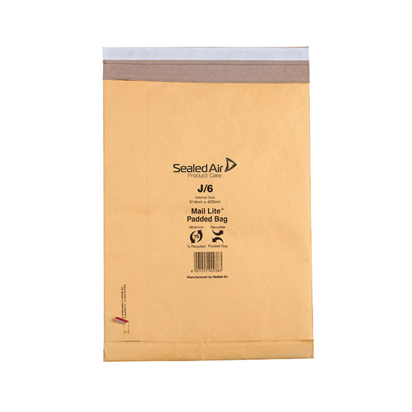 Maillite Gold Padded Bag 314x450mm