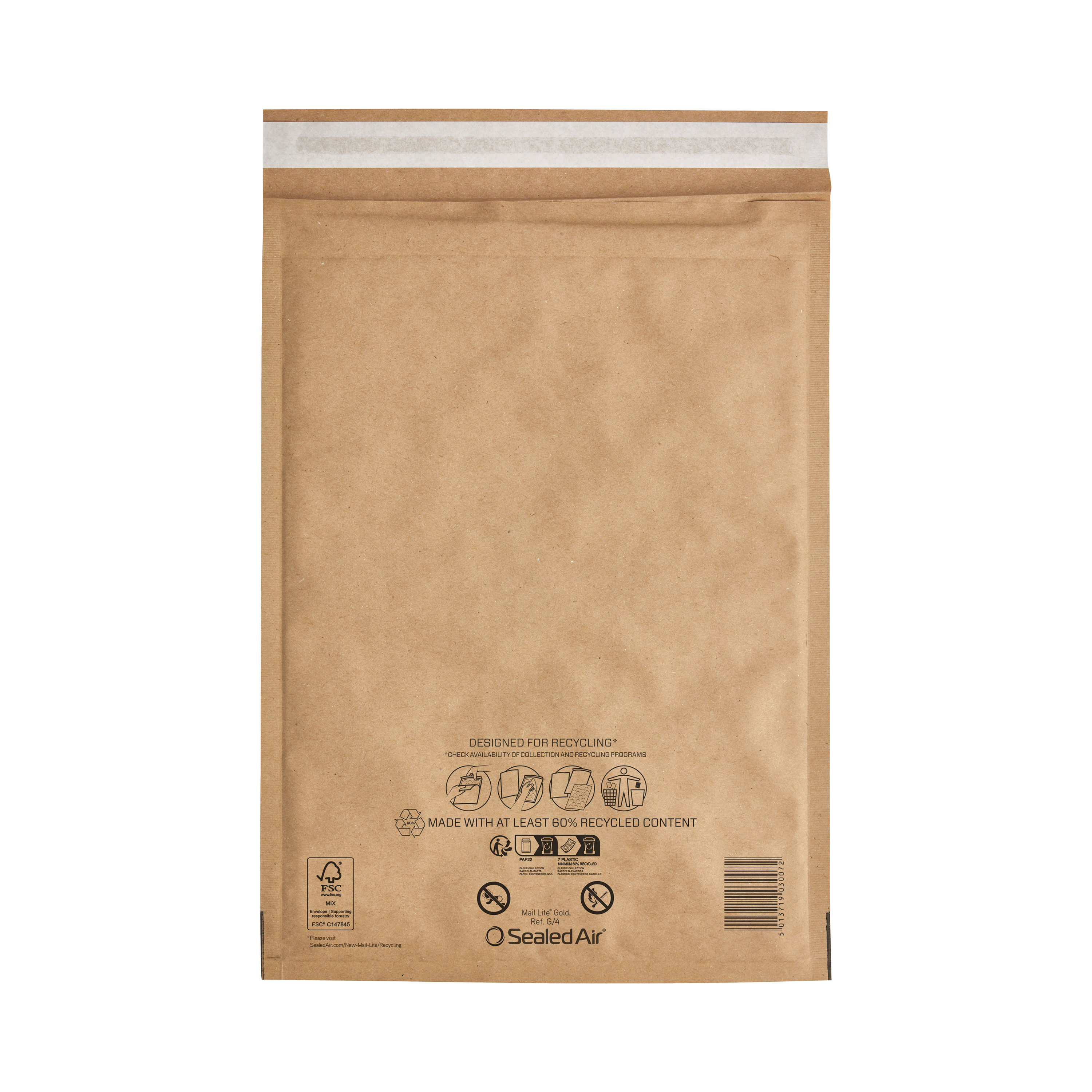 Bubble Postal Bags Gold G/4 Pk100 Bubble Postal Bags Gold G/4 Pk100