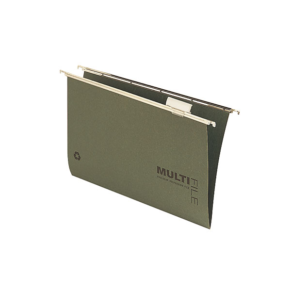 Multifile Foolscap Green 50