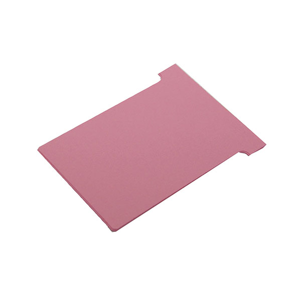 Nobo T-Card Size 2 Pink Pk100
